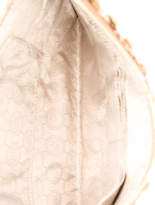 Michael Kors Embossed Leather Clutch