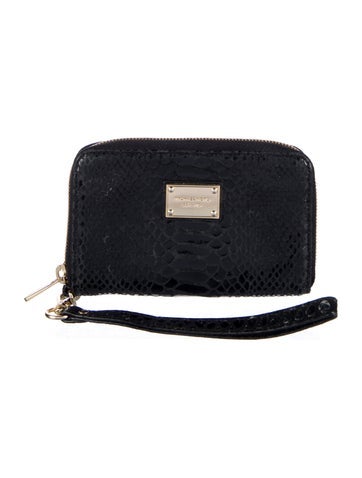 Michael Kors Wallets GG Embossed Leather Wristlet