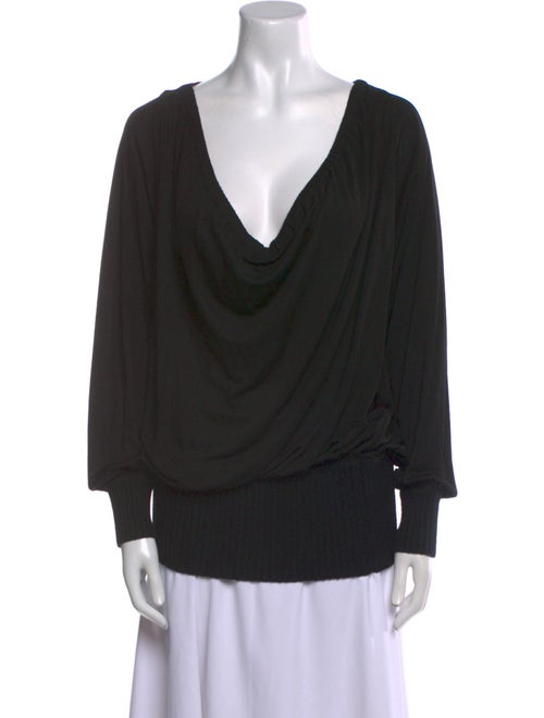 Michael Kors Cowl Neck Long Sleeve Blouse