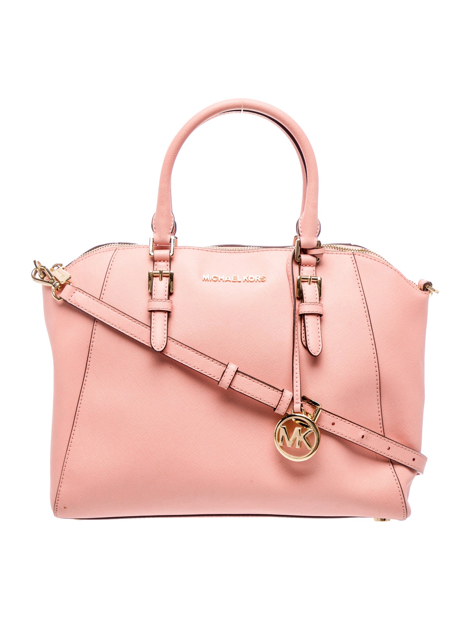 Michael Kors Saffiano Leather Top Handle Bag