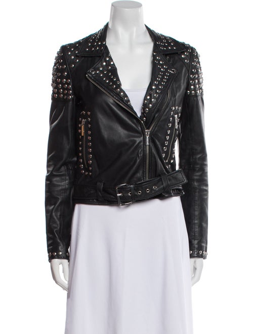 Michael Michael Kors Leather Biker Jacket