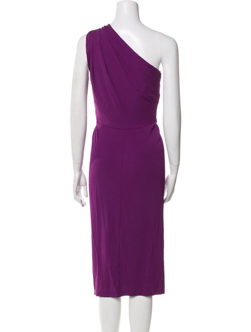 Michael Kors One-Shoulder Midi Length Dress