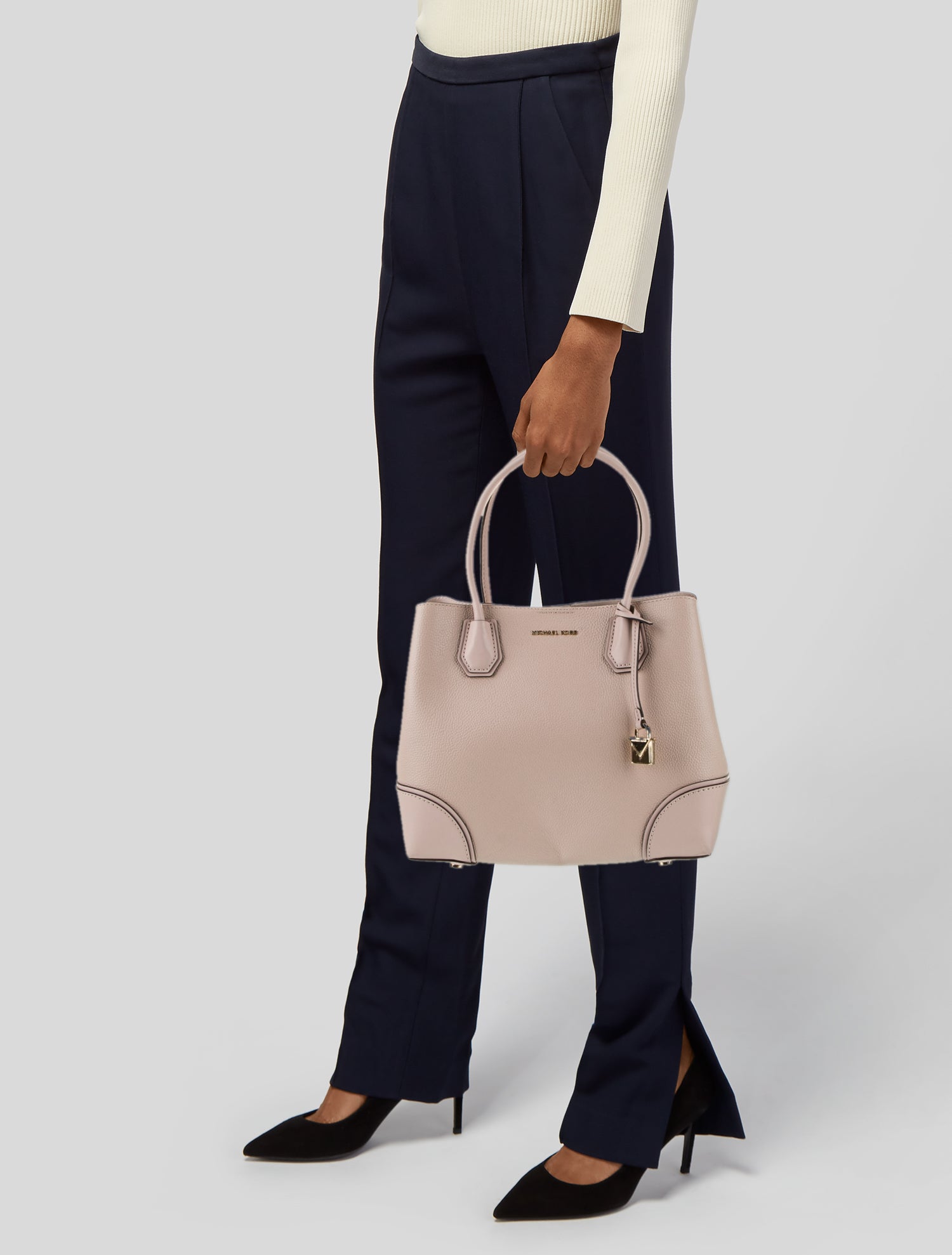 Michael Kors Leather Top Handle Bag