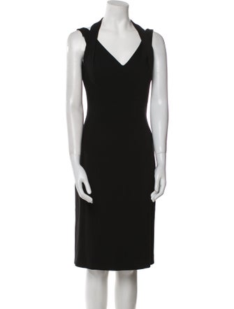 Michael Kors Virgin Wool Knee-Length Dress