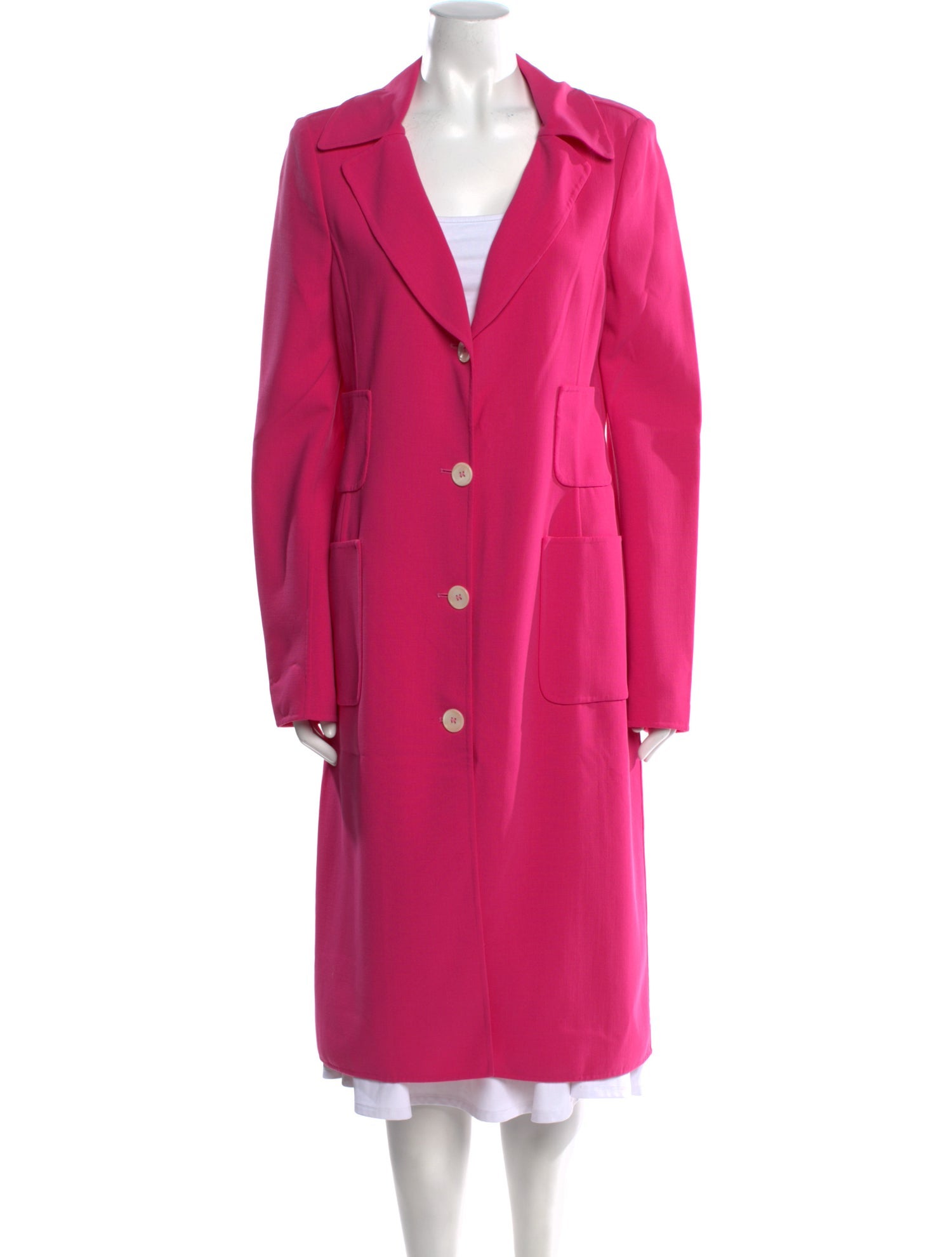 Michael Kors Virgin Wool Midi Length Dress