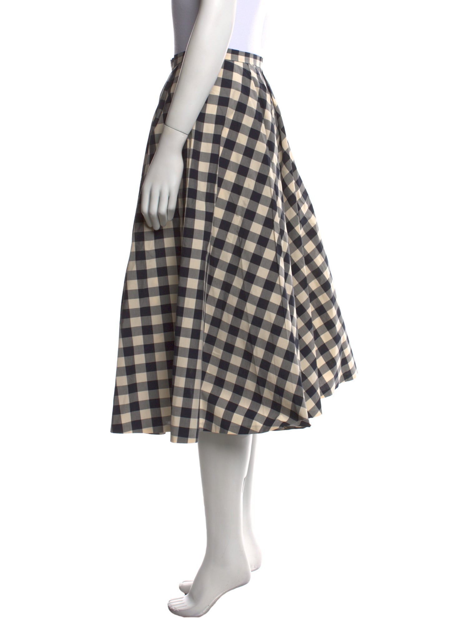 Michael Kors Plaid Print Knee-Length Skirt