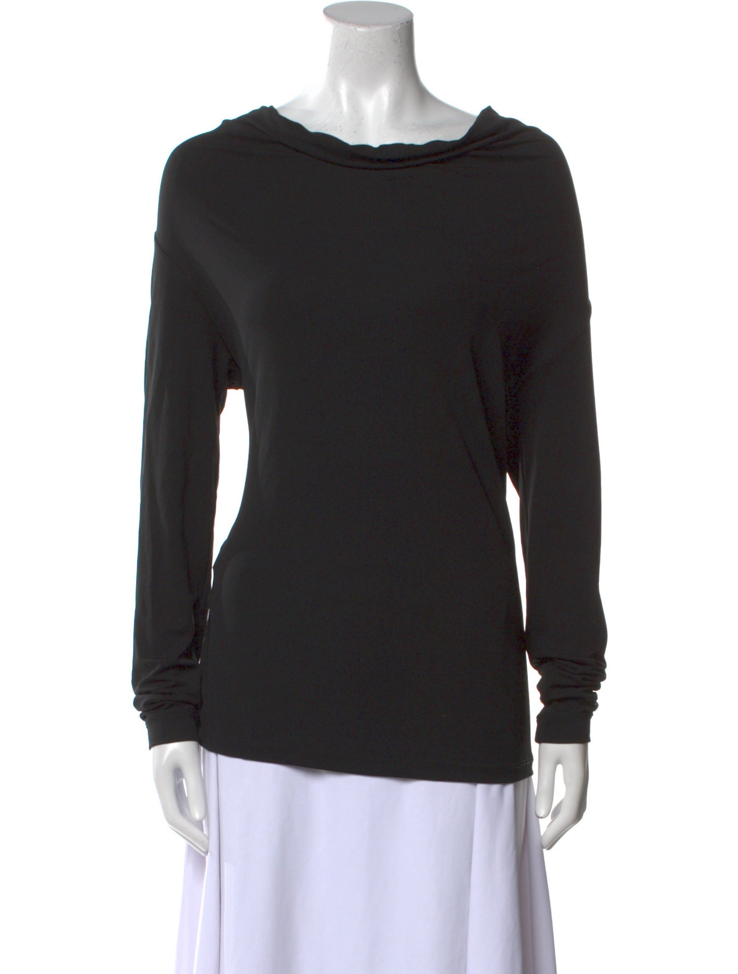 Michael Kors Cowl Neck Long Sleeve Top
