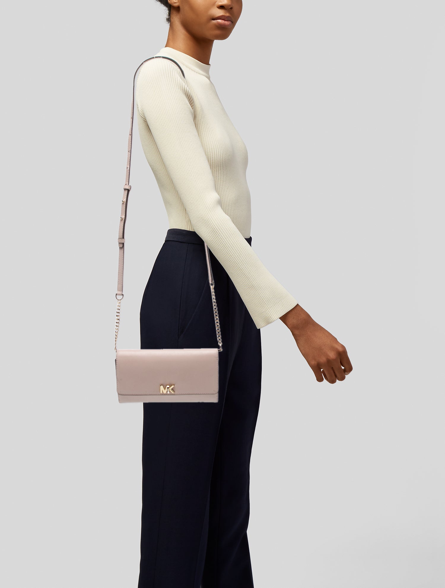 Michael Kors Leather Clutch