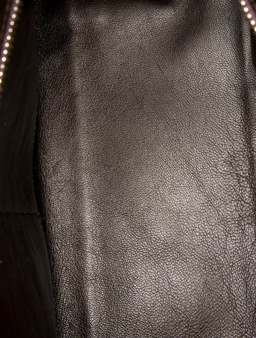 Michael Kors Embossed Leather Top Handle Bag