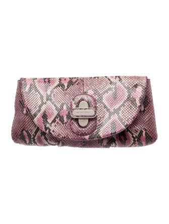 Michael Kors Embossed Leather Clutch