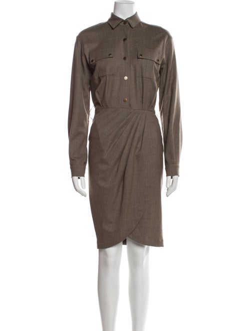 Michael Kors Virgin Wool Knee-Length Dress