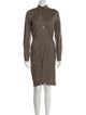 Michael Kors Virgin Wool Knee-Length Dress