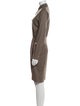 Michael Kors Virgin Wool Knee-Length Dress