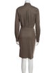 Michael Kors Virgin Wool Knee-Length Dress