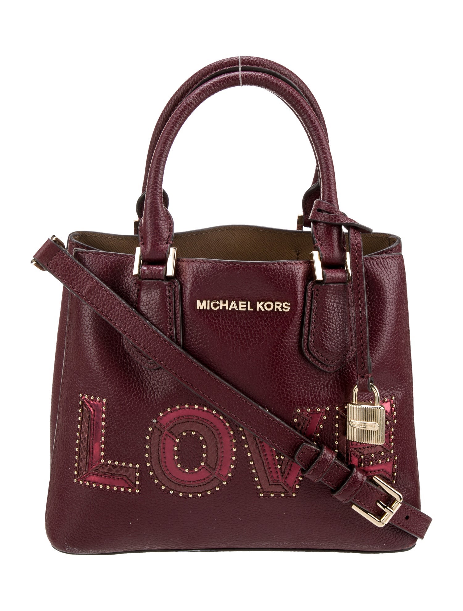 Michael Kors Leather Top Handle Bag