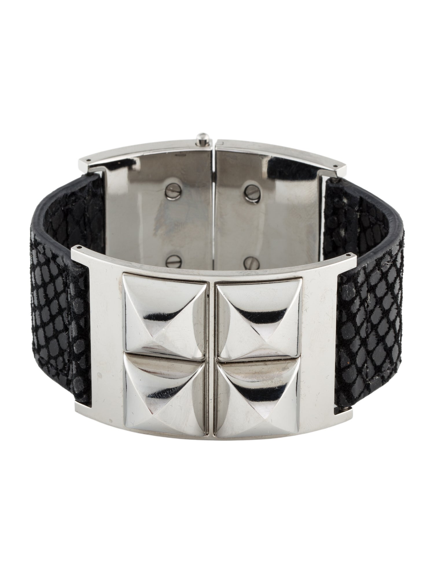 Michael Kors Leather Pyramid Bracelet