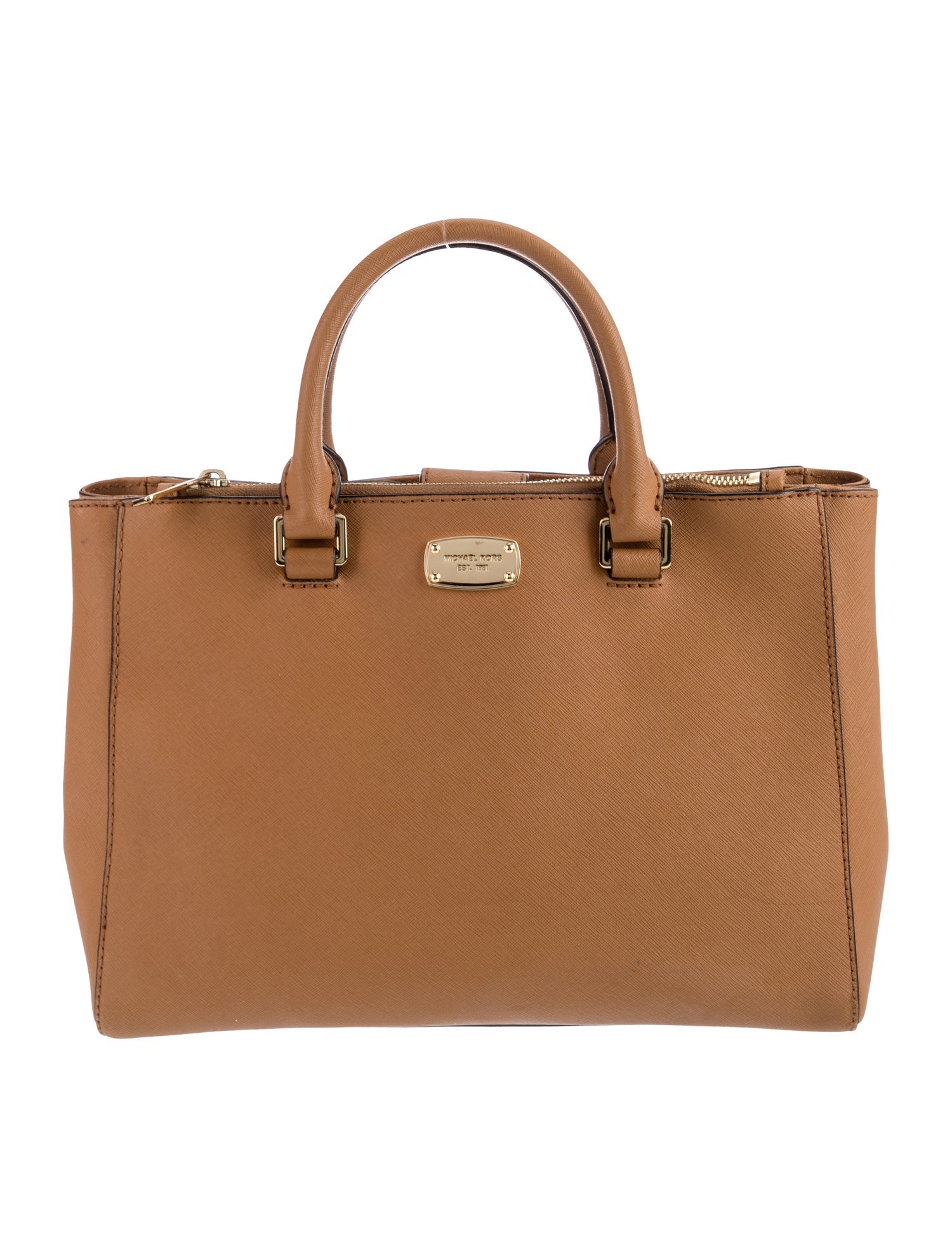 Michael Kors Saffiano Leather Top Handle Bag