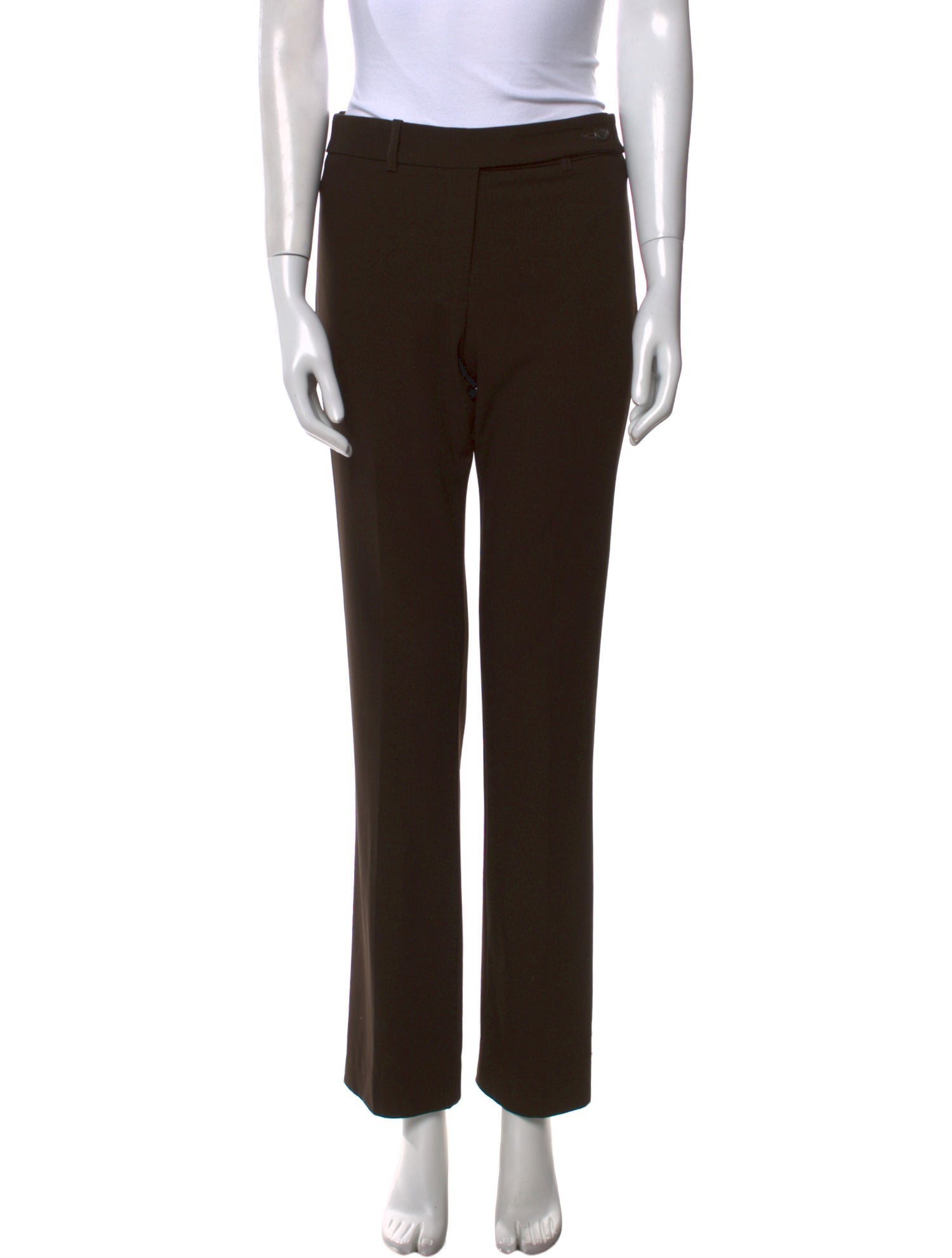 Michael Kors Virgin Wool Straight Leg Pants