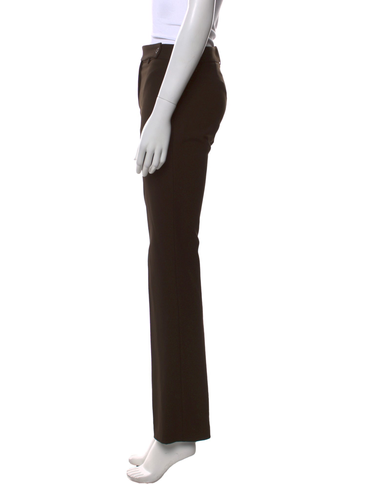 Michael Kors Virgin Wool Straight Leg Pants