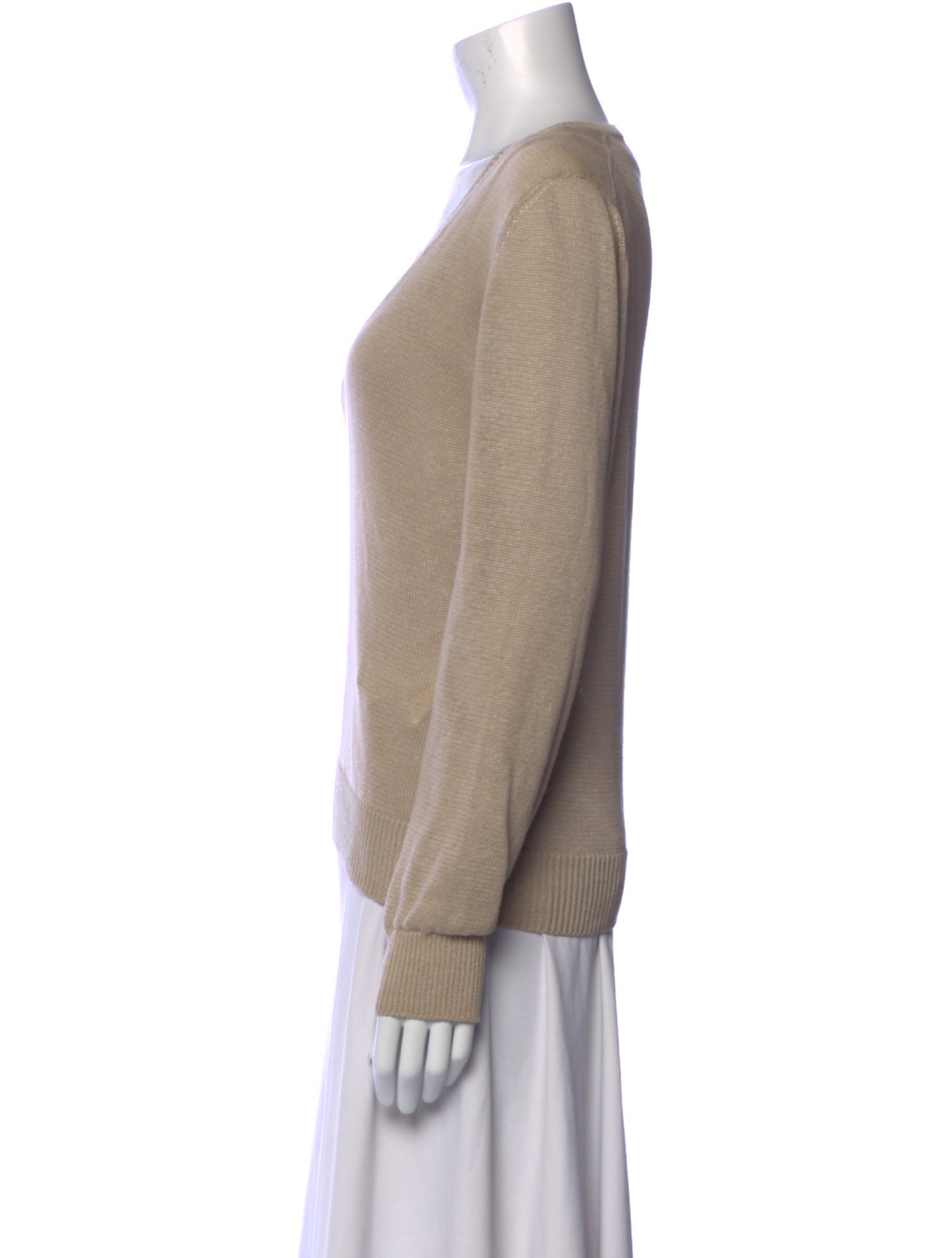 Michael Kors Linen V-Neck Sweater