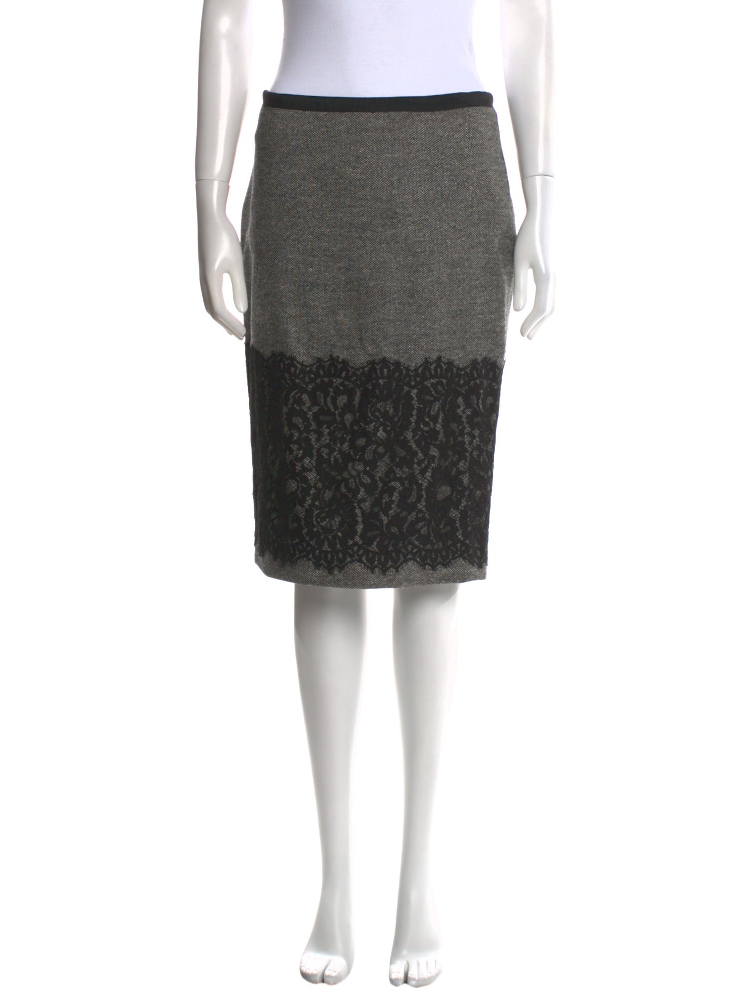 Michael Kors Virgin Wool Knee-Length Skirt