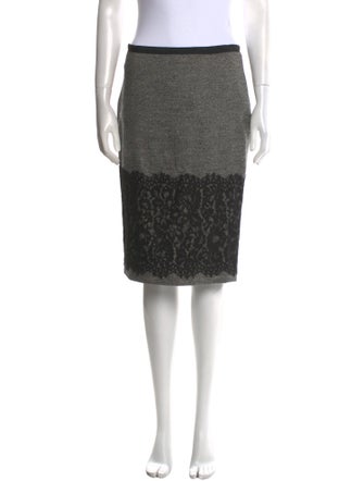 Michael Kors Virgin Wool Knee-Length Skirt