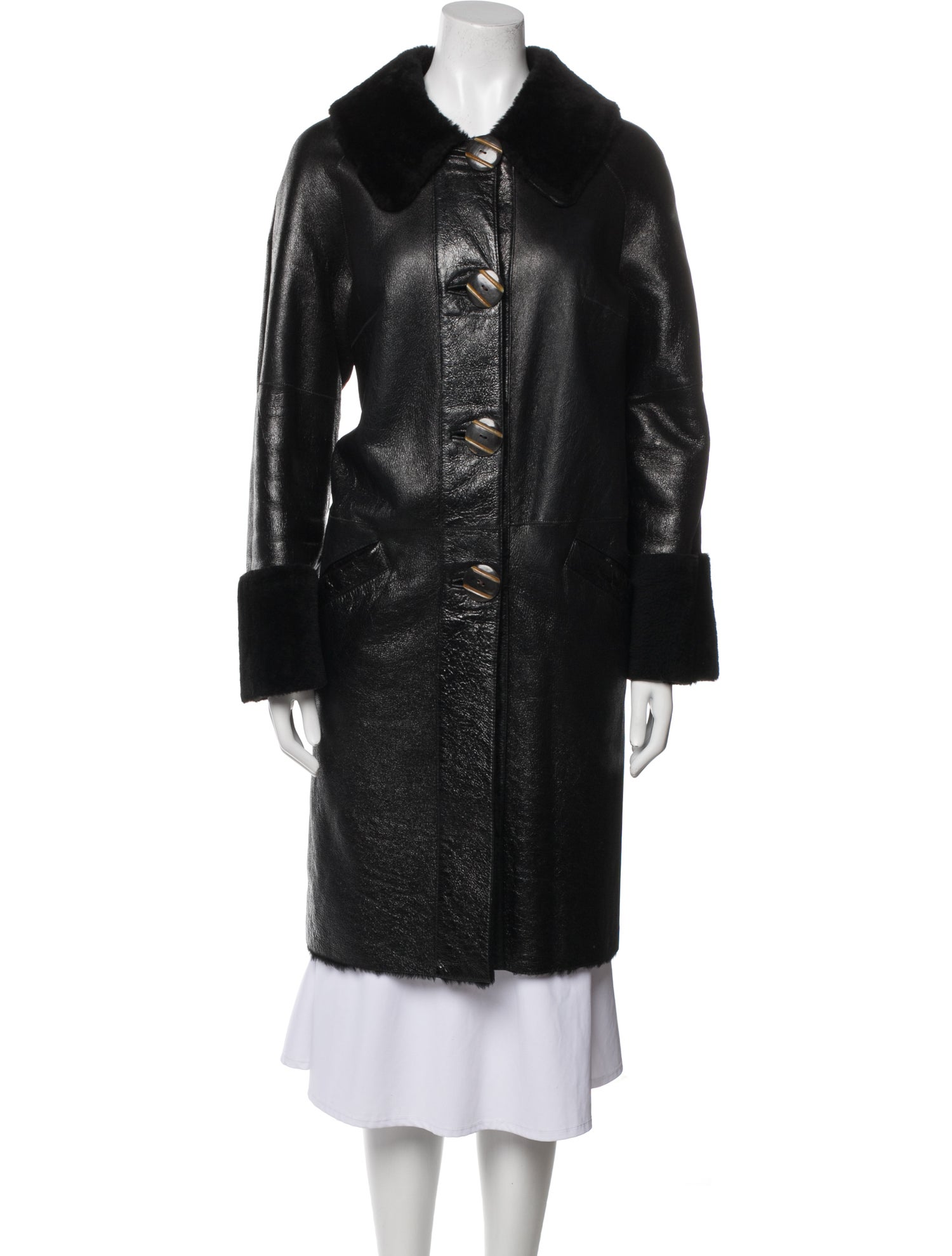 Michael Kors Merino Wool Fur Coat
