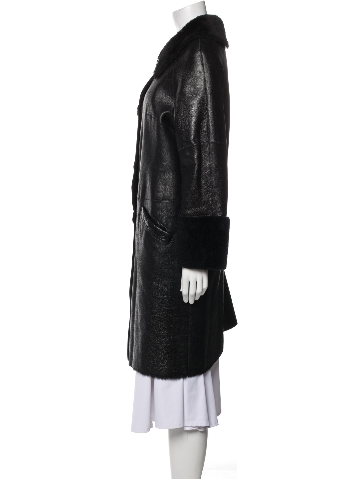 Michael Kors Merino Wool Fur Coat