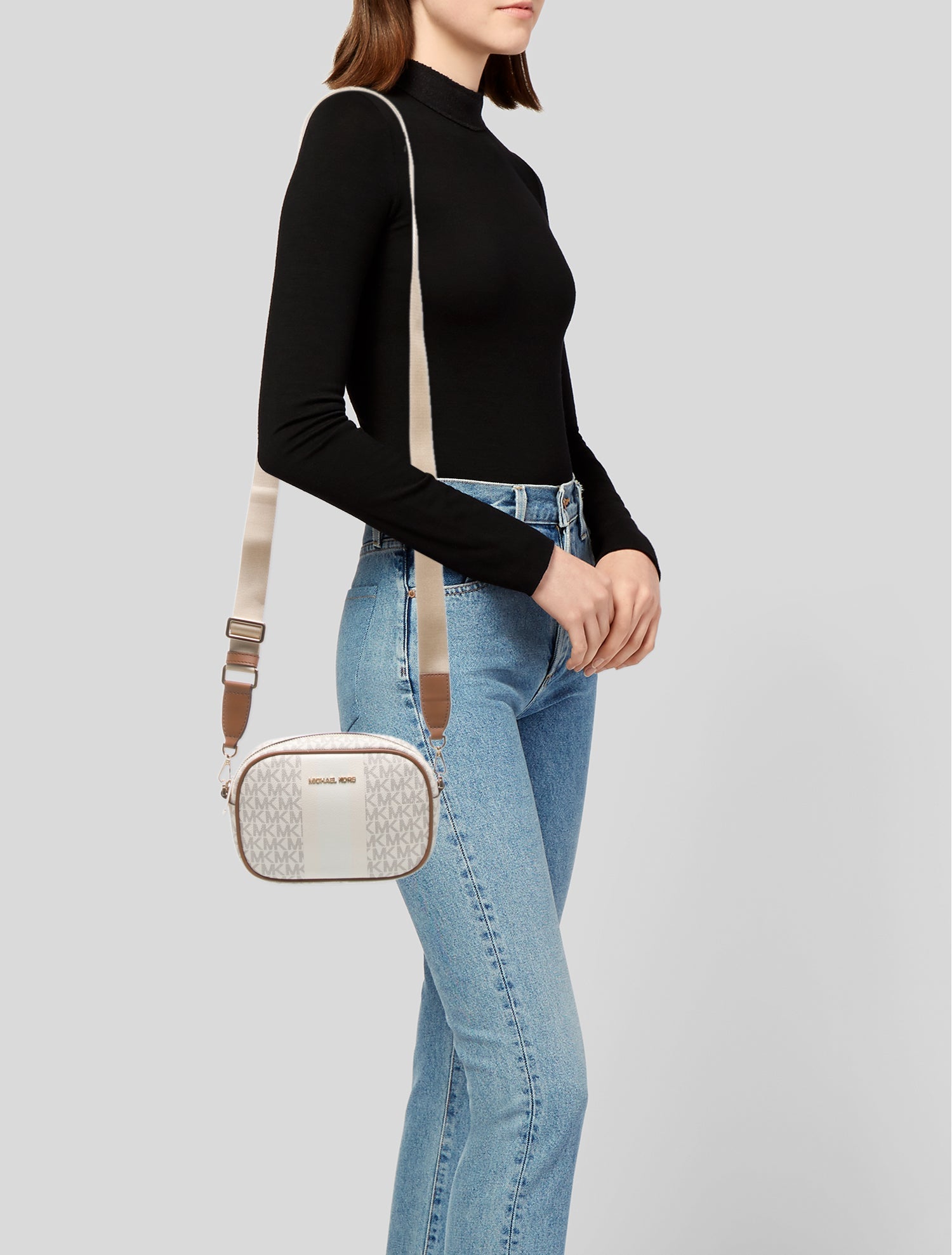 Michael Kors Monogram Crossbody Bag