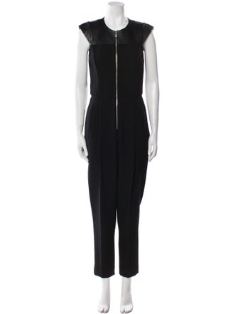 Michael Kors Virgin Wool Scoop Neck Jumpsuit