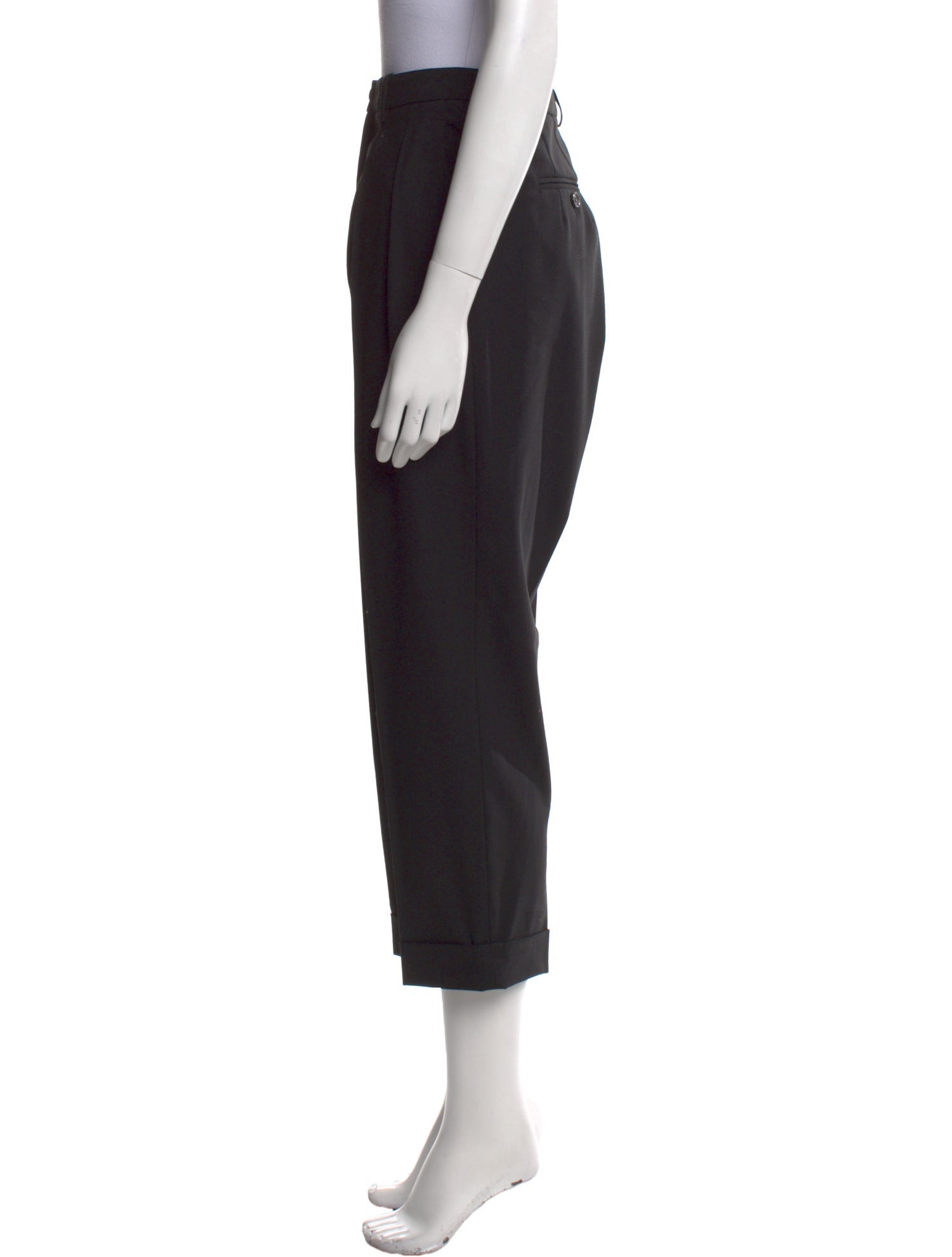 Michael Kors Virgin Wool Straight Leg Pants