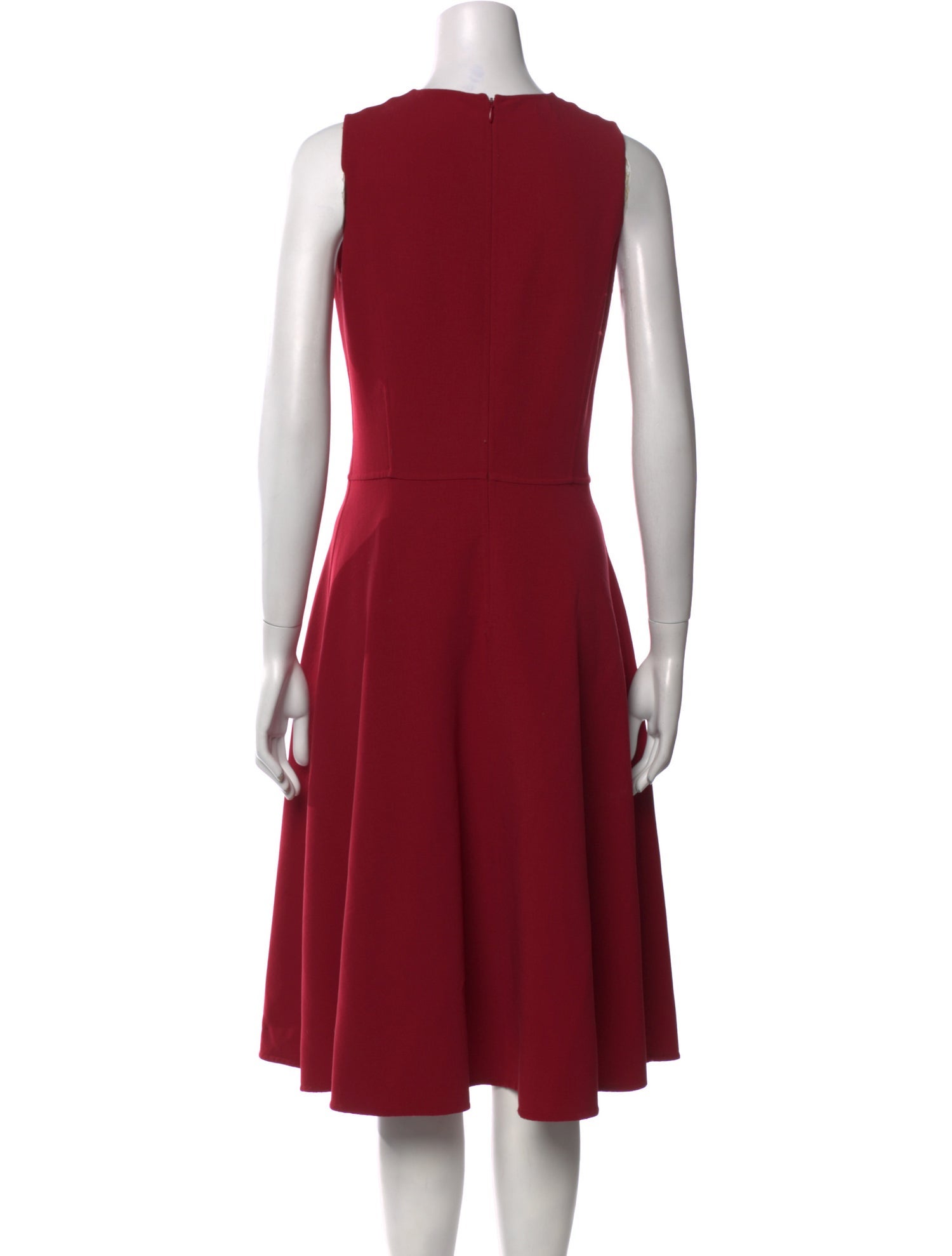 Michael Kors Virgin Wool Midi Length Dress