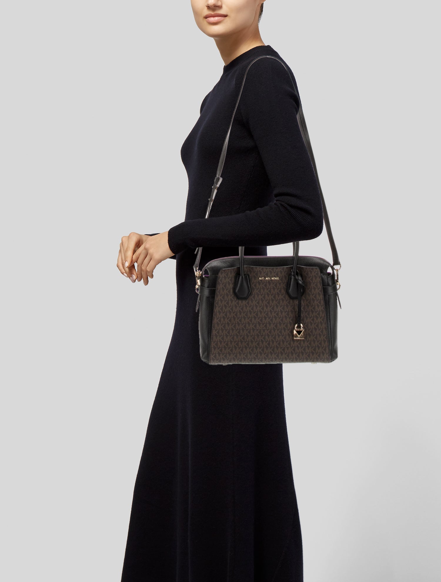 Michael Kors Leather Top Handle Bag