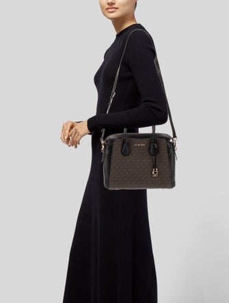 Michael Kors Leather Top Handle Bag