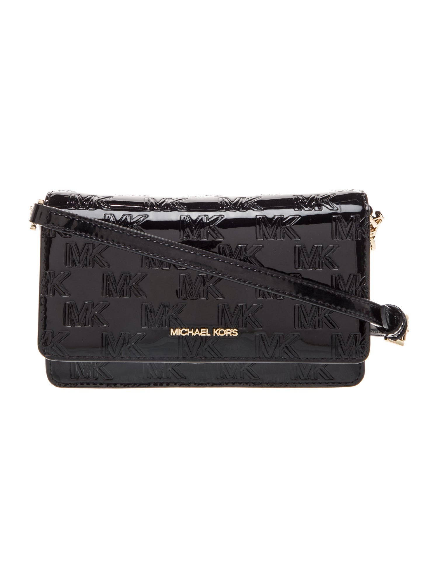Michael Kors Monogram Jet Set Phone Crossbody Small