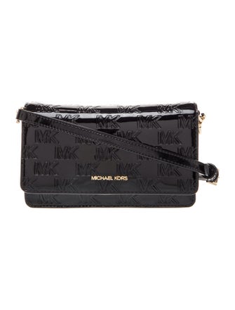 Michael Kors Monogram Jet Set Phone Crossbody Small