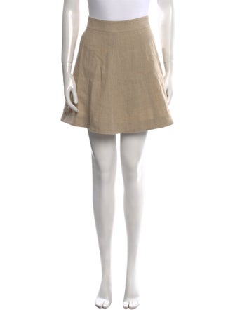 Michael Kors Linen Mini Skirt