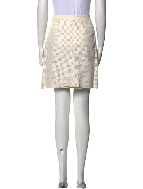 Michael Kors Leather Mini Skirt