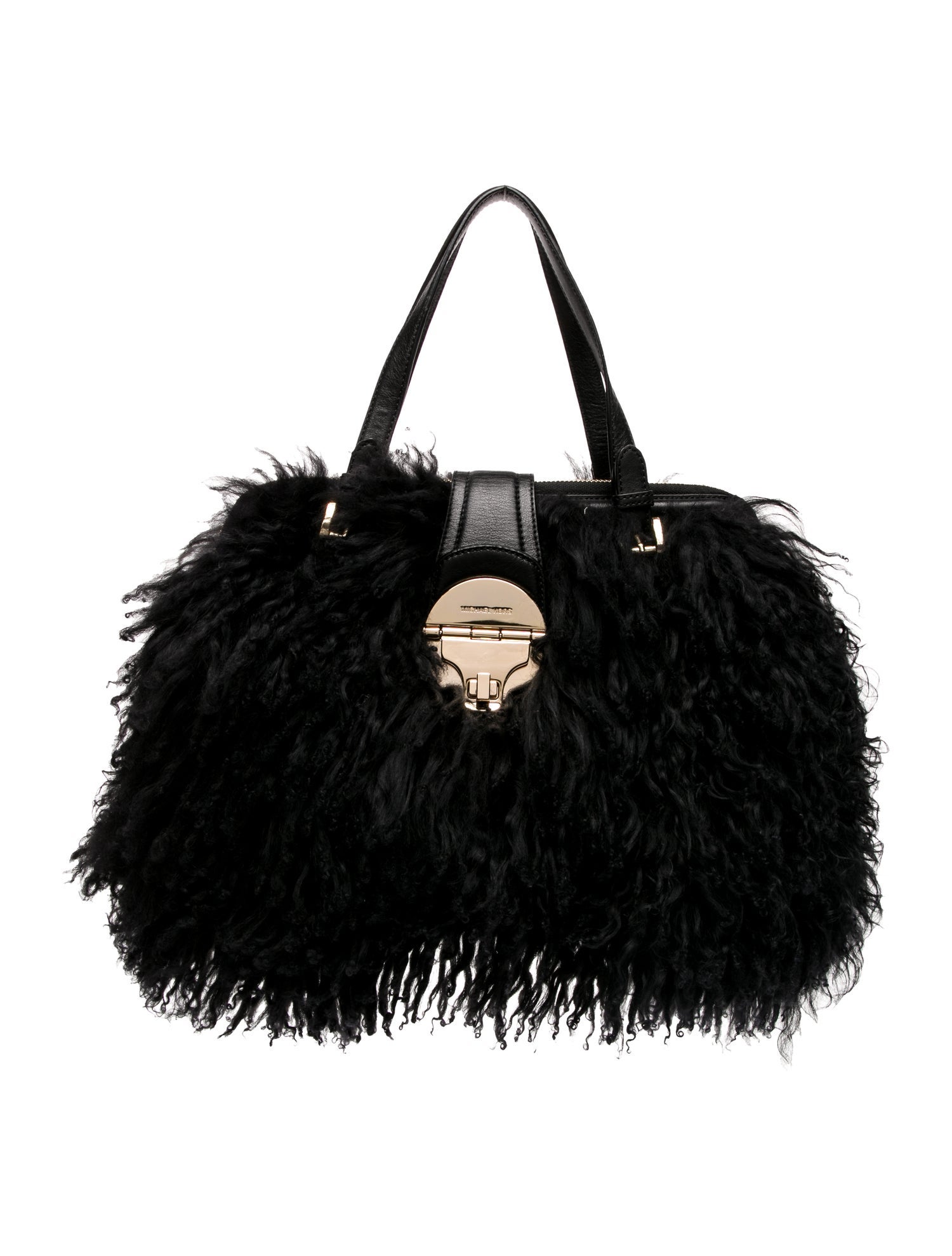Michael Kors Faux Fur Top Handle Bag