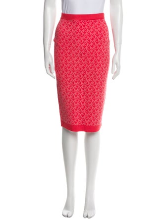 Michael Kors Printed Knee-Length Skirt