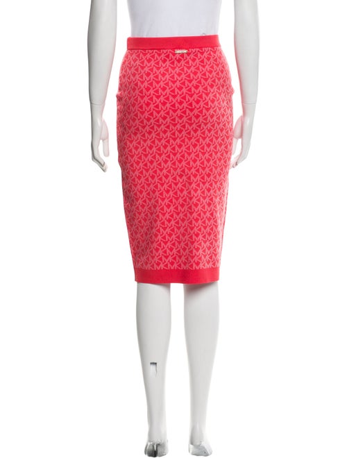 Michael Kors Printed Knee-Length Skirt