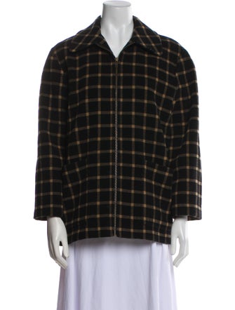 Michael Kors Plaid Print Blazer