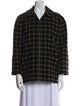 Michael Kors Plaid Print Blazer