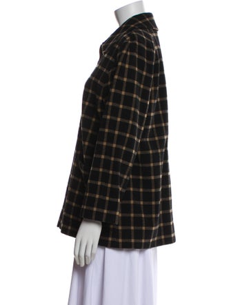 Michael Kors Plaid Print Blazer