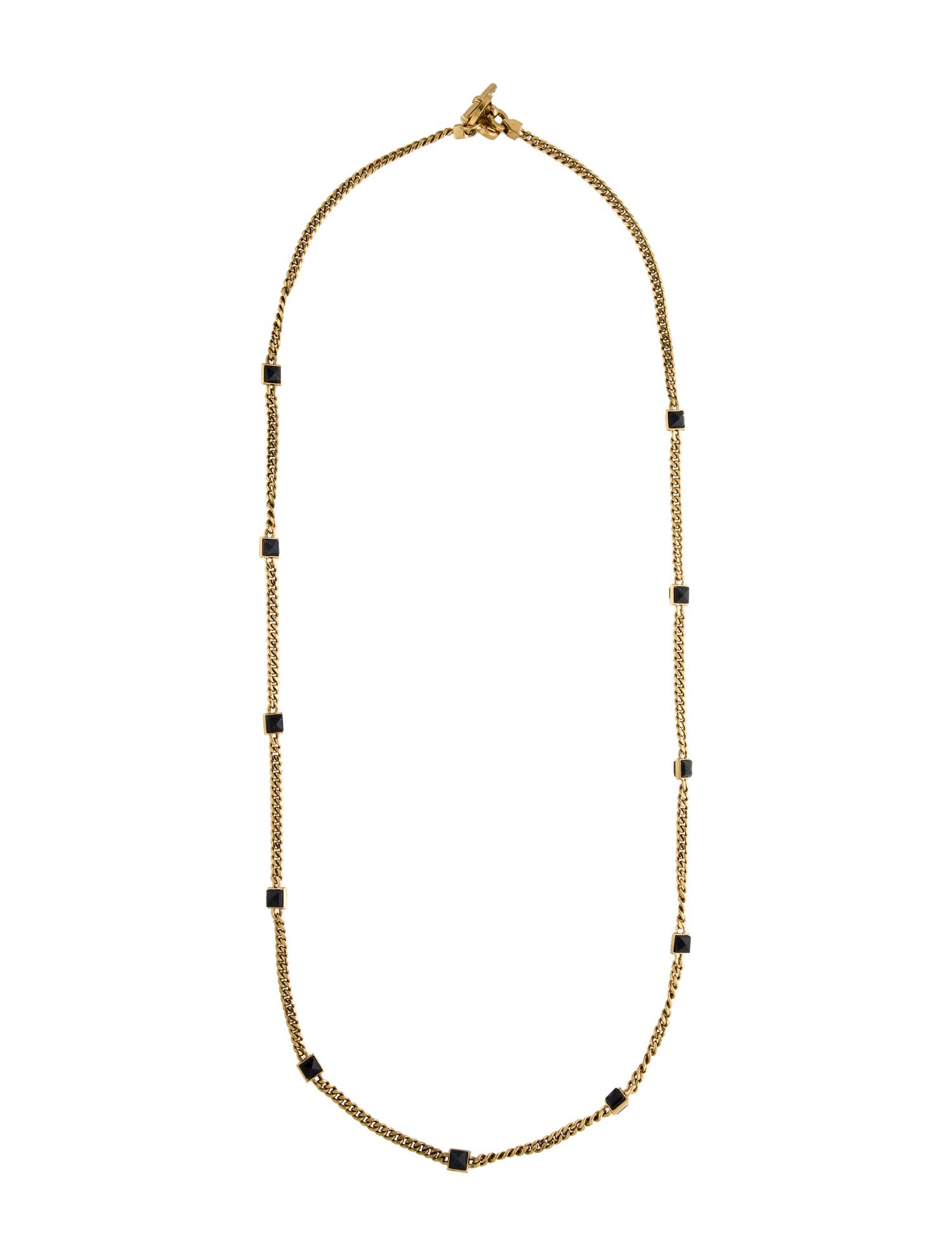 Michael Kors Resin Pyramid Station Necklace