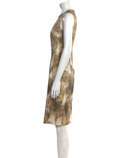 Michael Kors Tie-Dye Print Knee-Length Dress