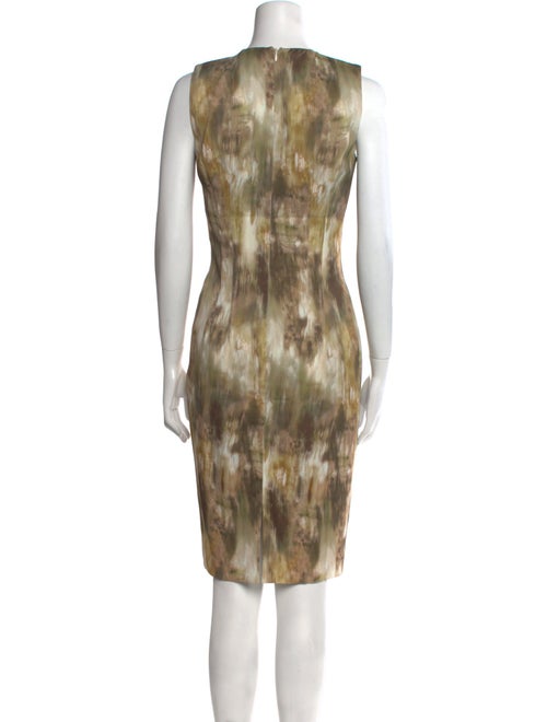 Michael Kors Tie-Dye Print Knee-Length Dress