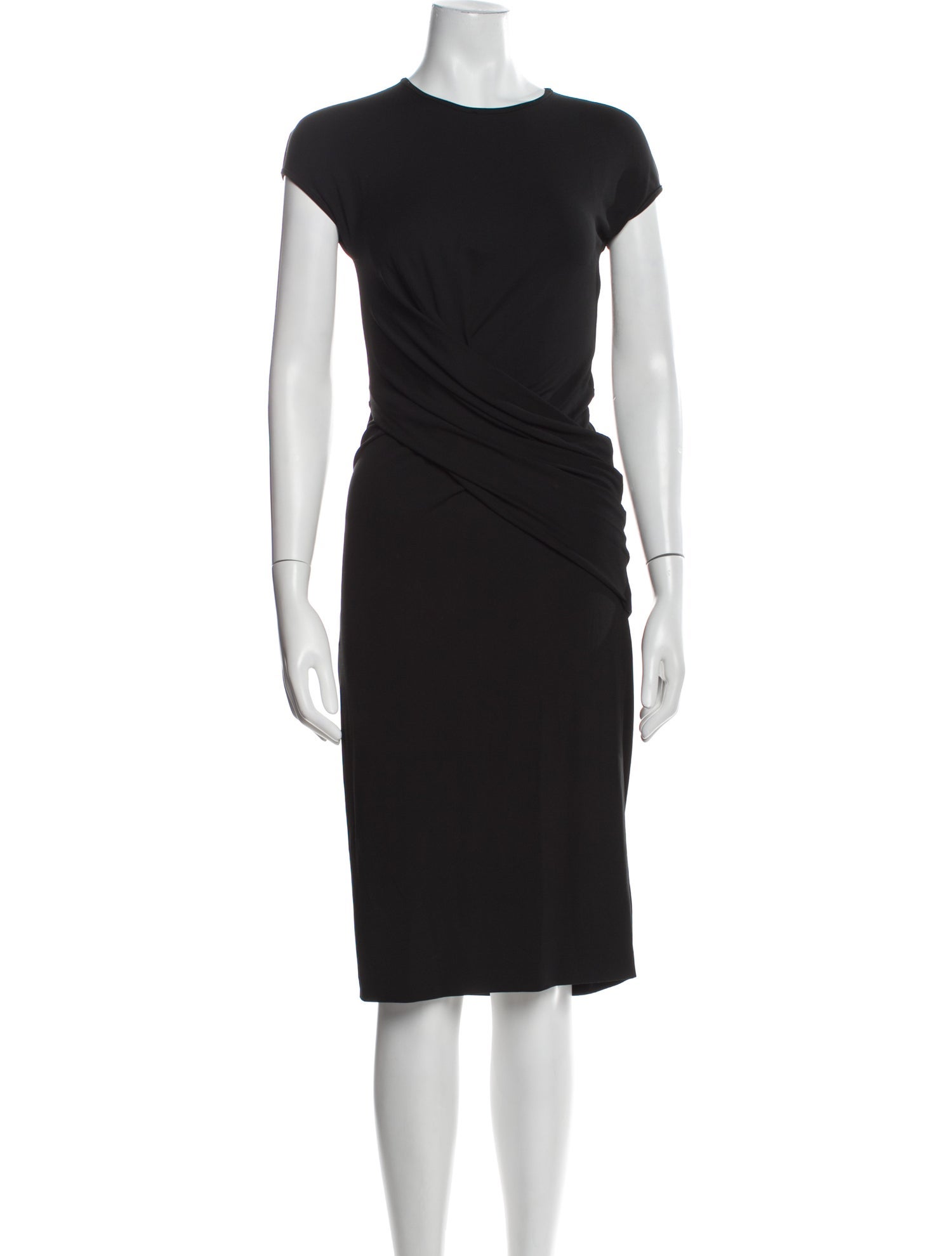 Michael Kors Crew Neck Midi Length Dress
