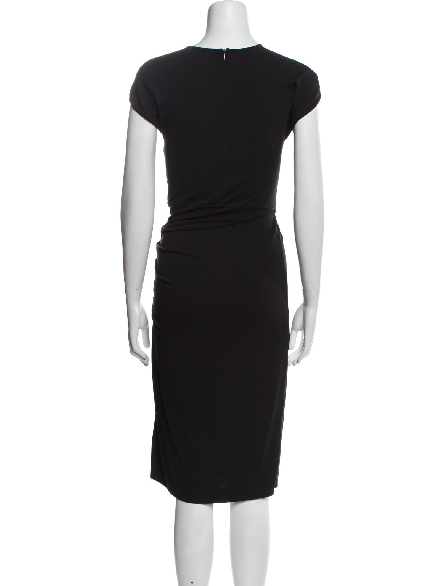 Michael Kors Crew Neck Midi Length Dress