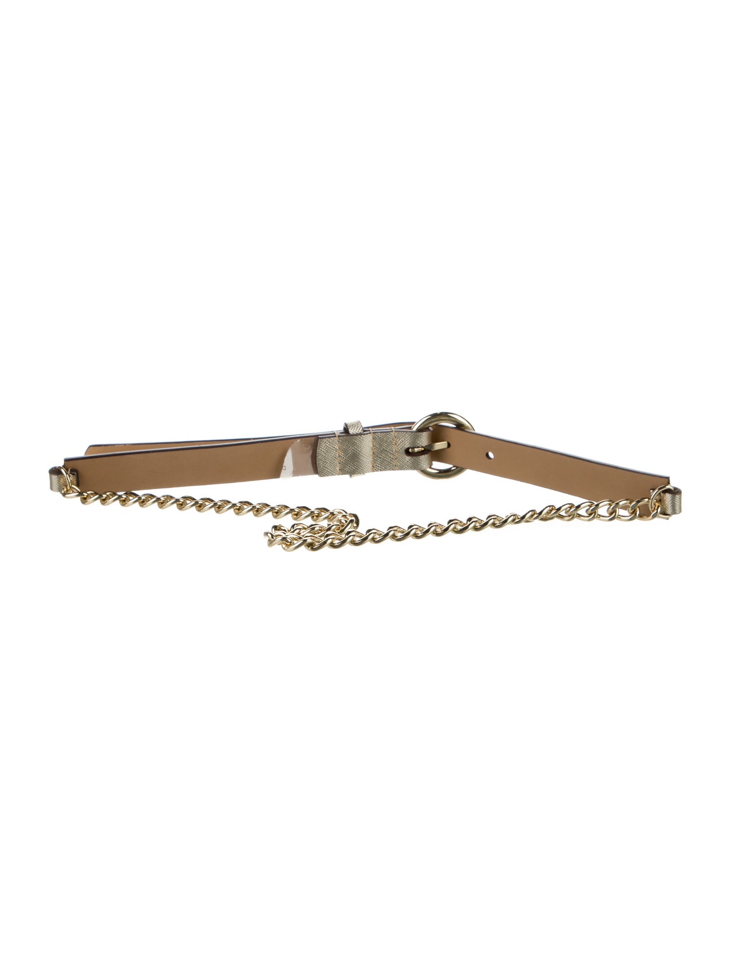 Michael Kors Skinny Leather Belt